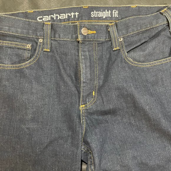 Carhartt Straight Fit 33x30 Jeans - Picture 2 of 4